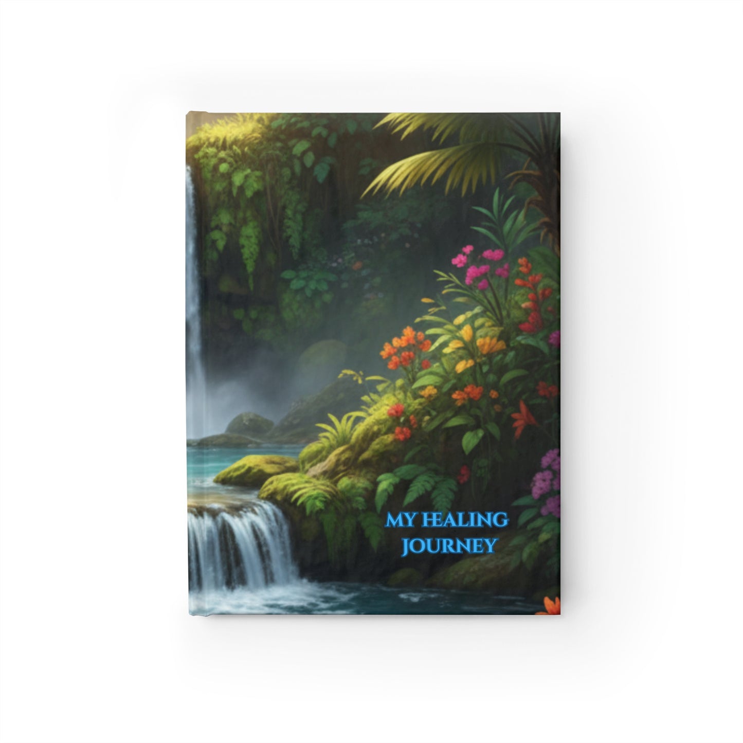 My Healing Journey Journal: Tropical Waterfall | Hardcover