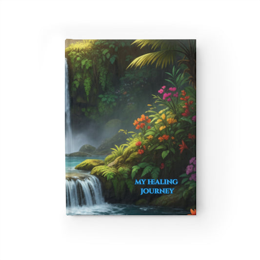 My Healing Journey Journal: Tropical Waterfall | Hardcover