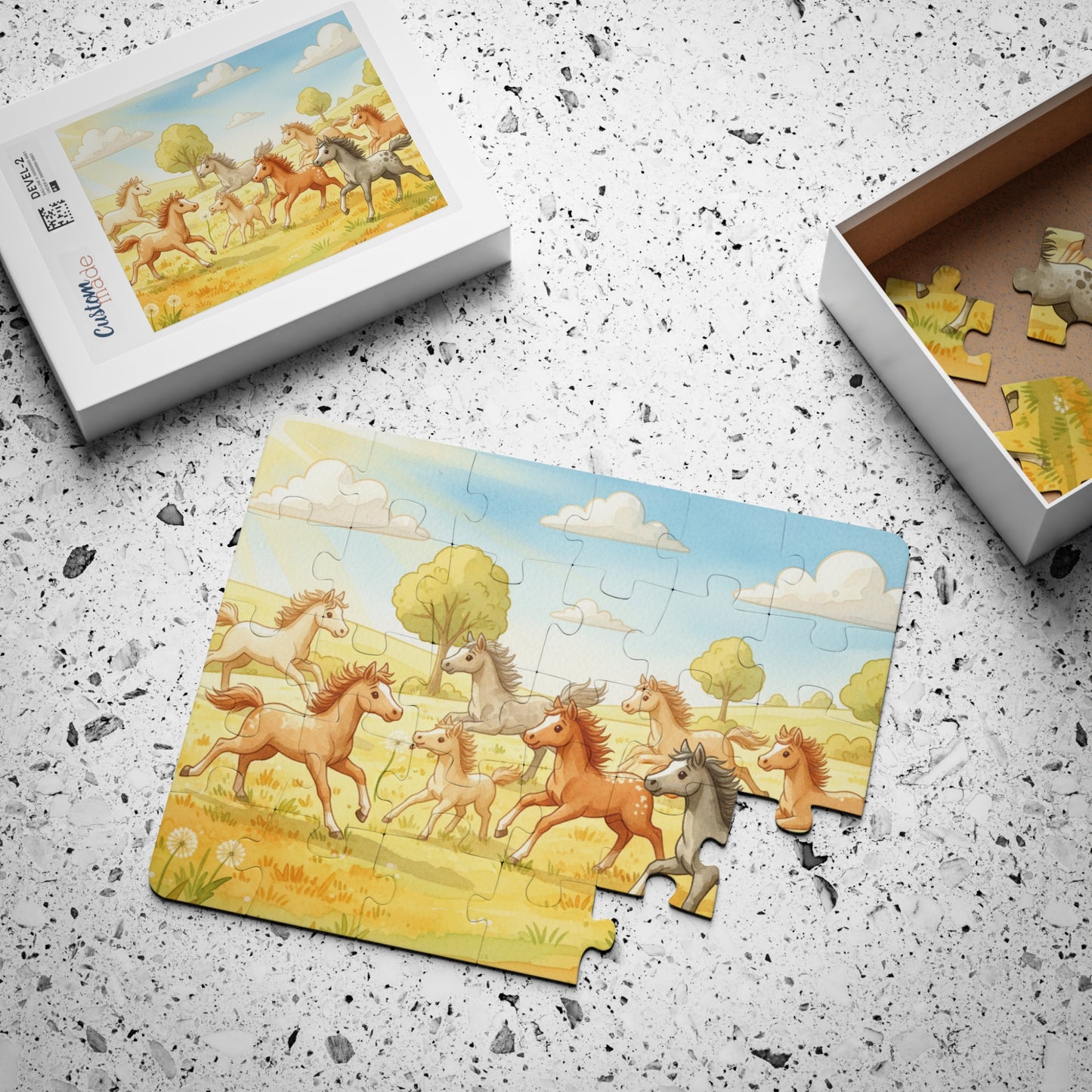 Wild Horses Running Free Puzzle — 30 Pieces