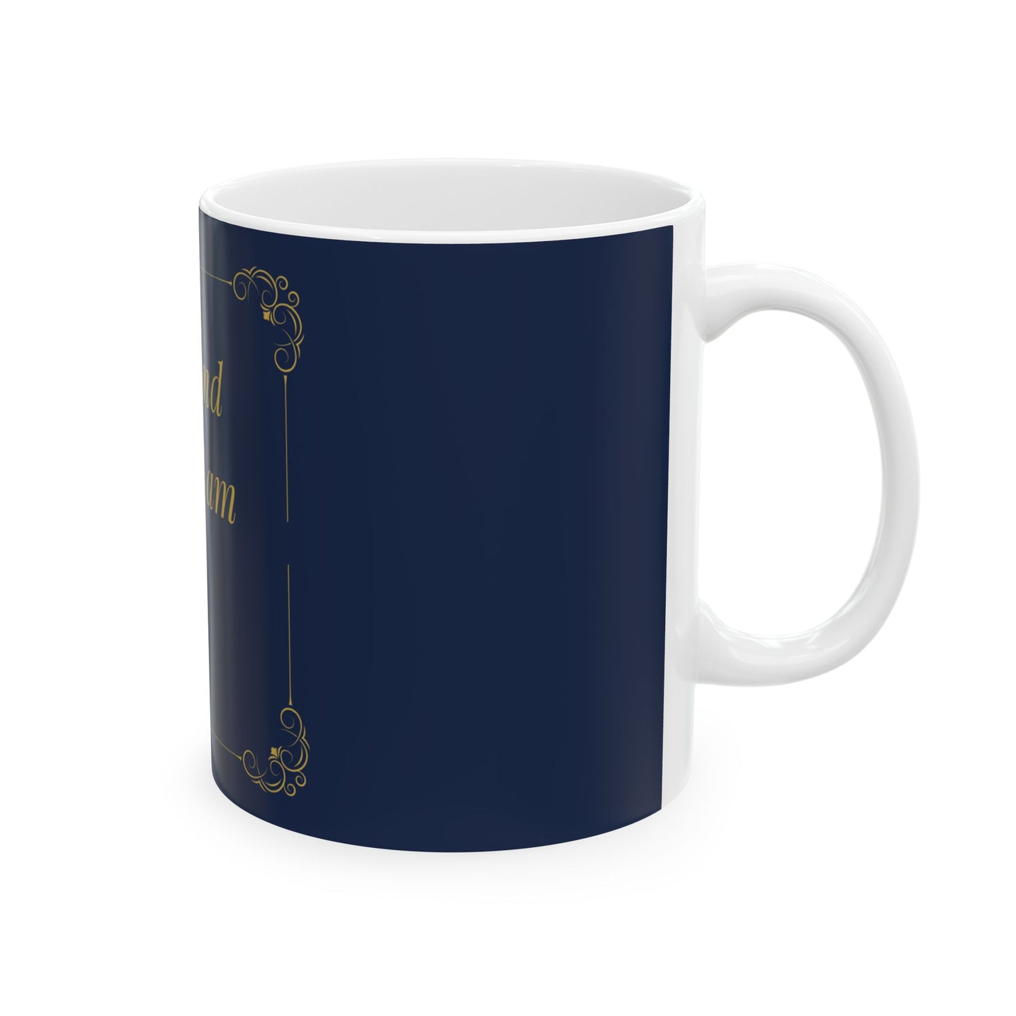 Be Still and Know — Inspirational Scripture Mug (11oz/15oz) Emerald Night | Playfair Display