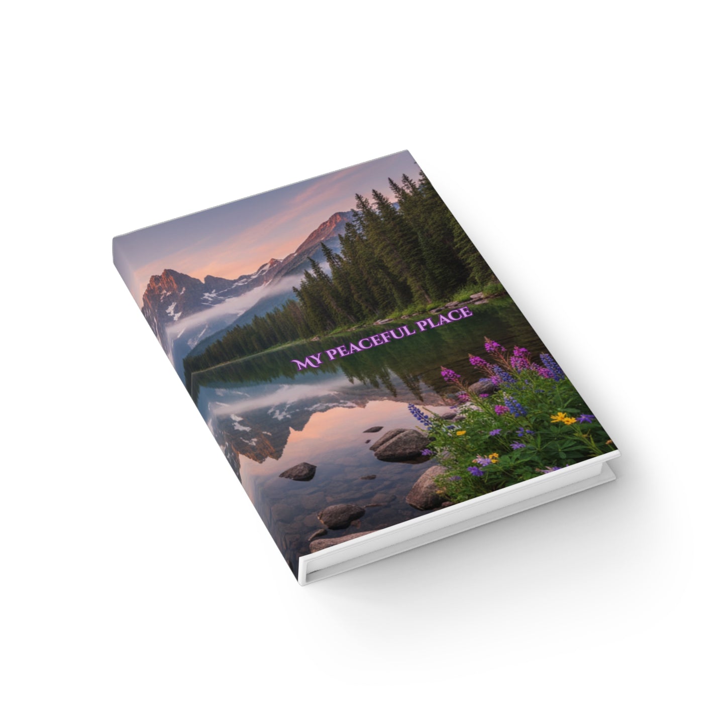 My Peaceful Place Journal | Mountain Lake Cover