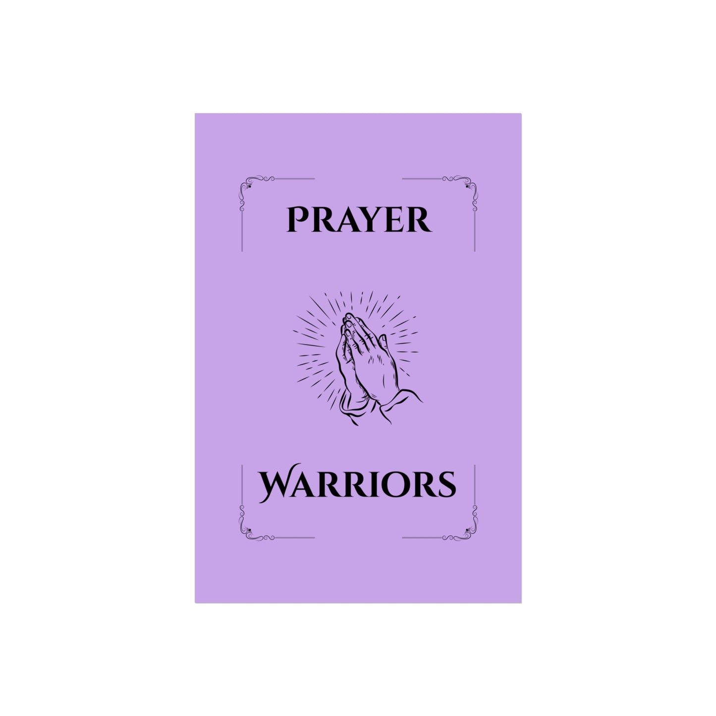 Prayer Warriors — Fine Art Giclée Print | Clothed in Purple | Unframed