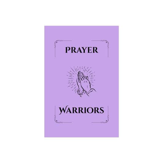 Prayer Warriors — Fine Art Giclée Print | Clothed in Purple | Unframed