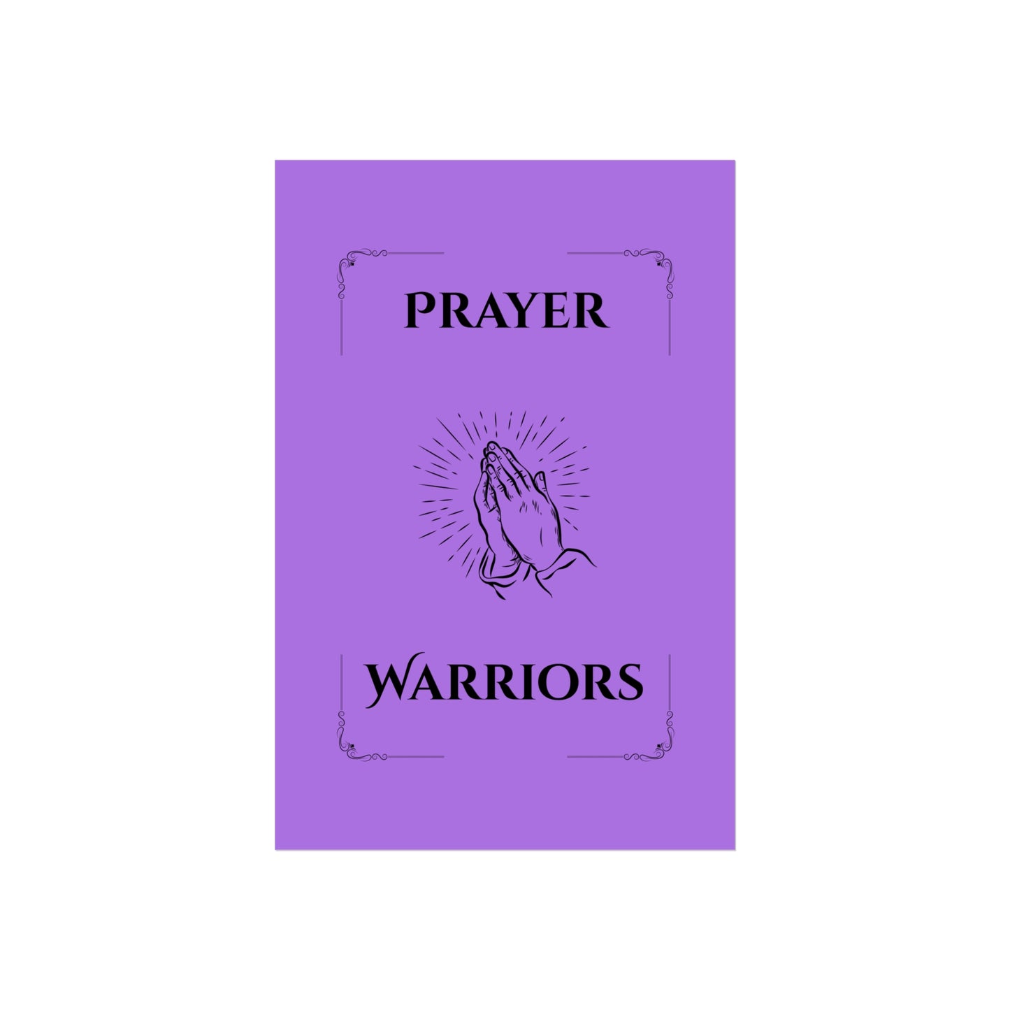 Prayer Warriors — Fine Art Giclée Print | Sovereign Purple | Unframed