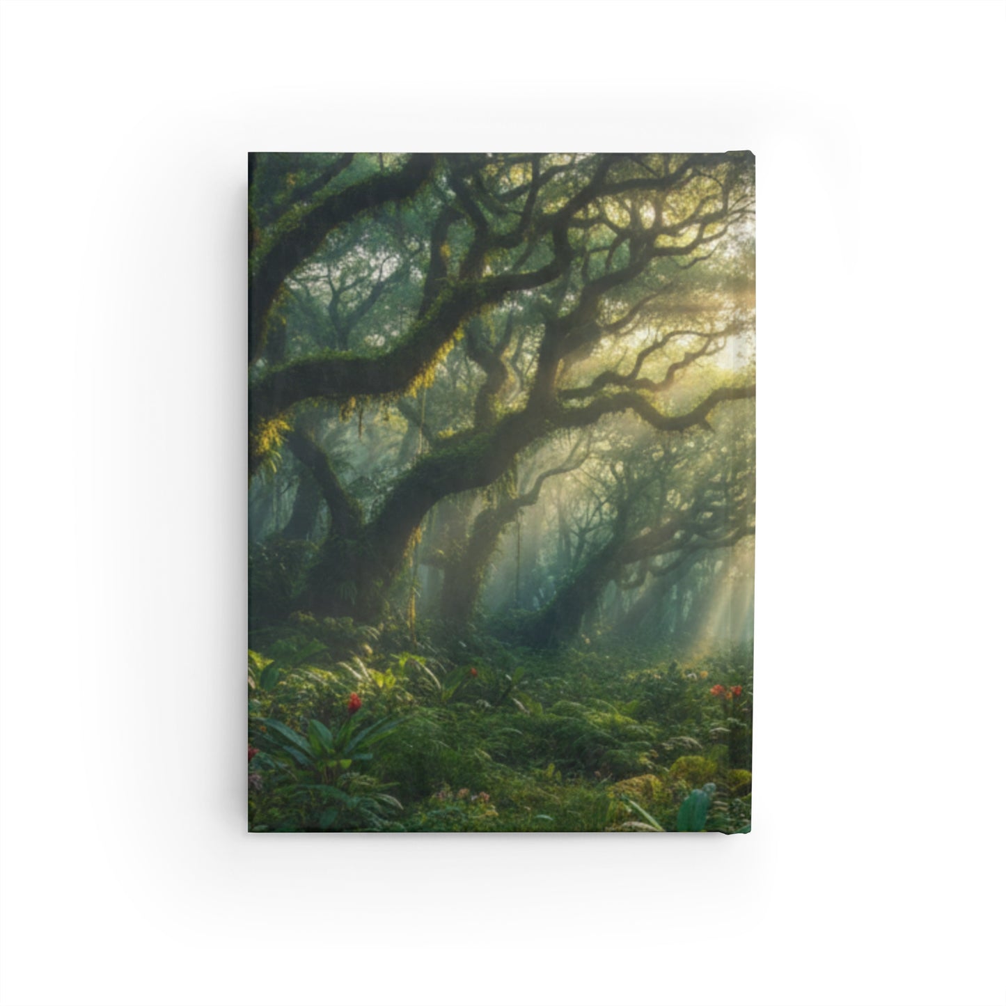 Forest Journal — "Growth in Progress" Ruled Notebook for Nature Reflection & Personal Growth