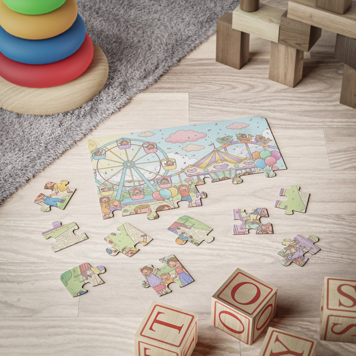 Children's Carnival Day Puzzle — 30 Pieces