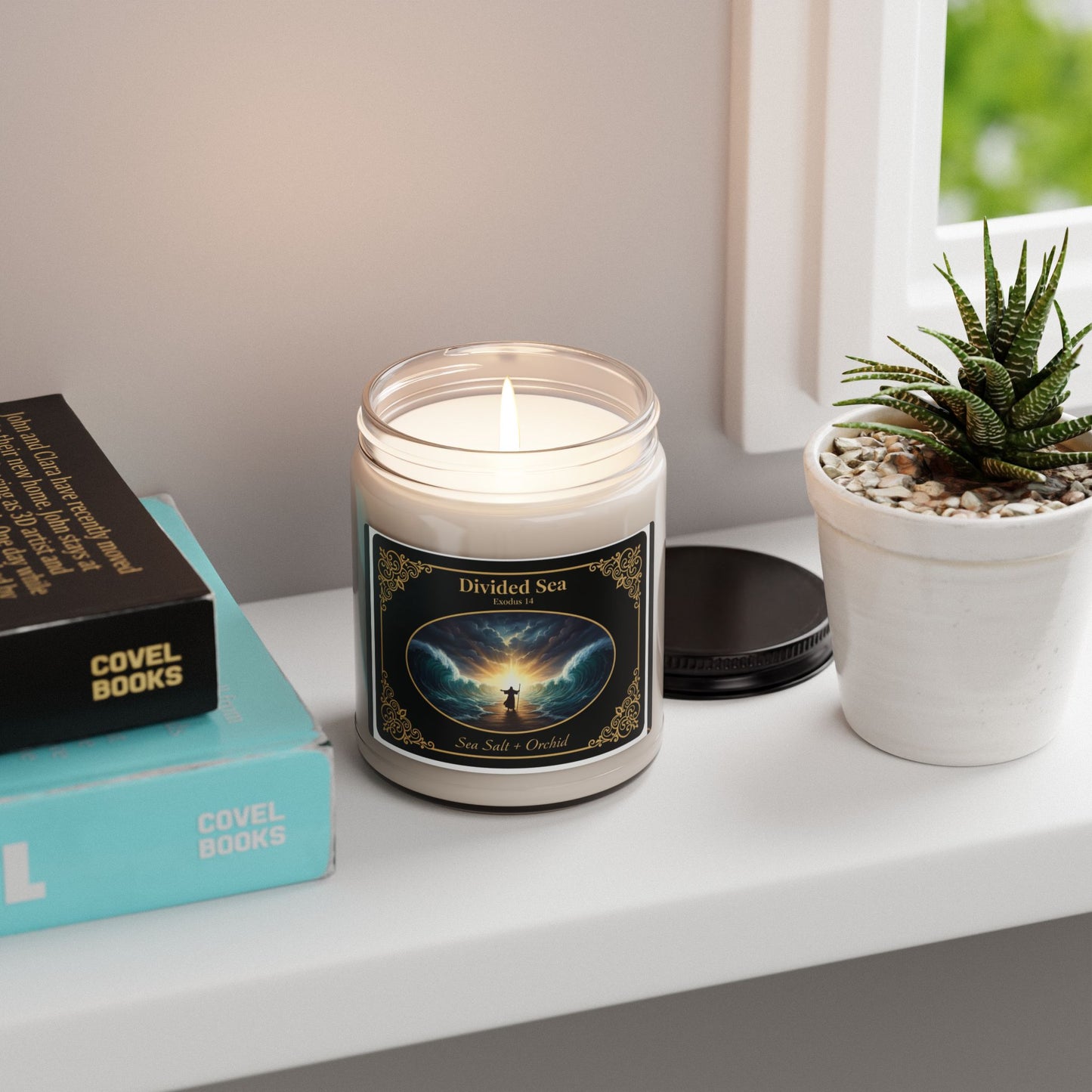Divided Sea | Sea Salt + Orchid | Scented Soy Candle