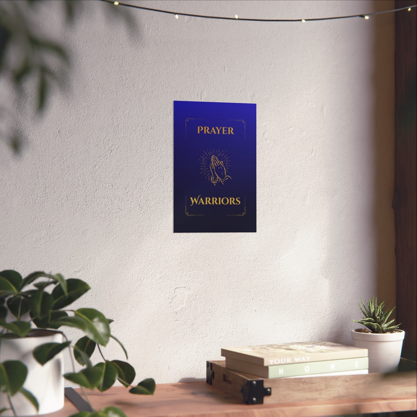 Prayer Warriors — Fine Art Giclée Print | Heavenly Blue  | Unframed