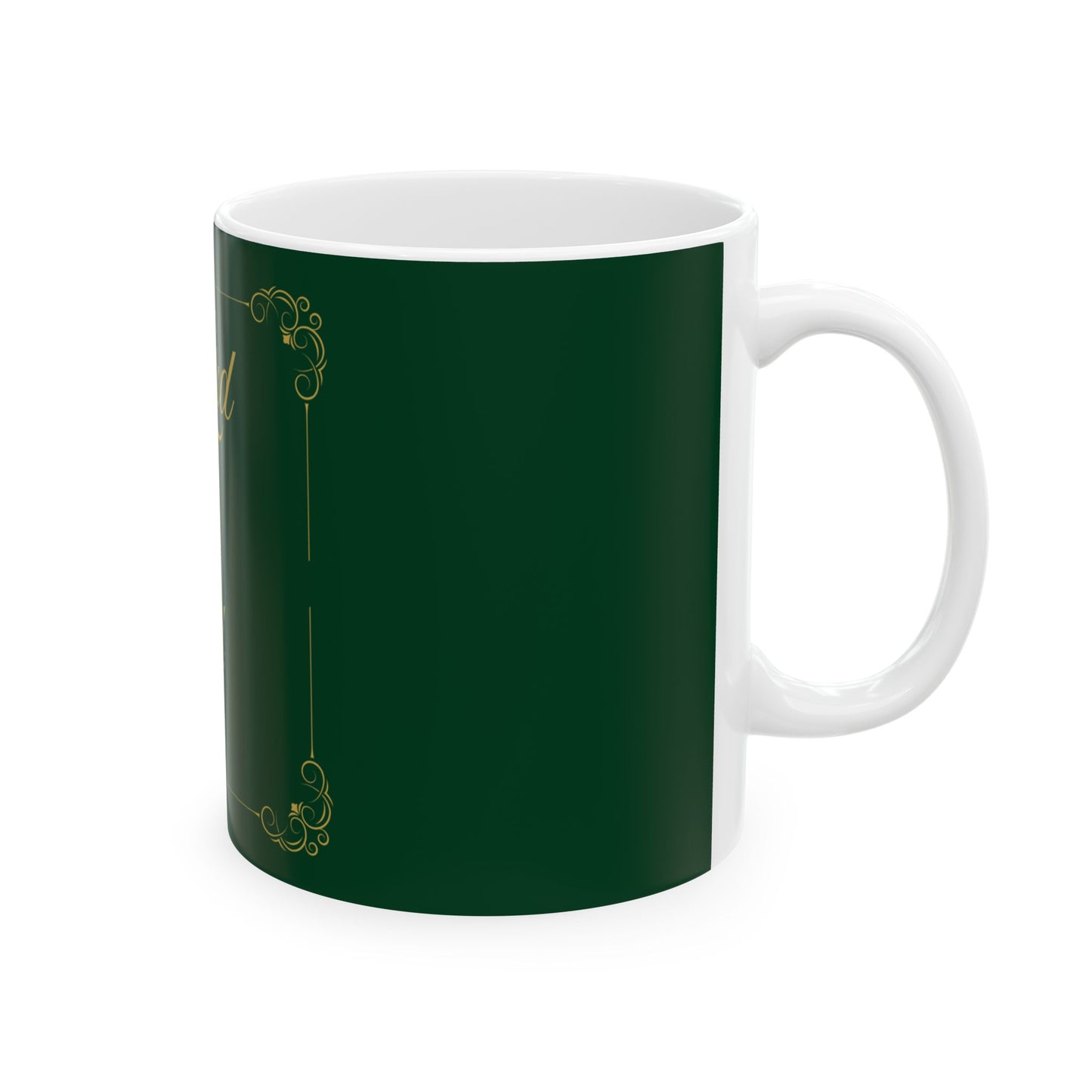 The Lord Is My Shepherd — Inspirational Scripture Mug (11oz/15oz) Emerald Night