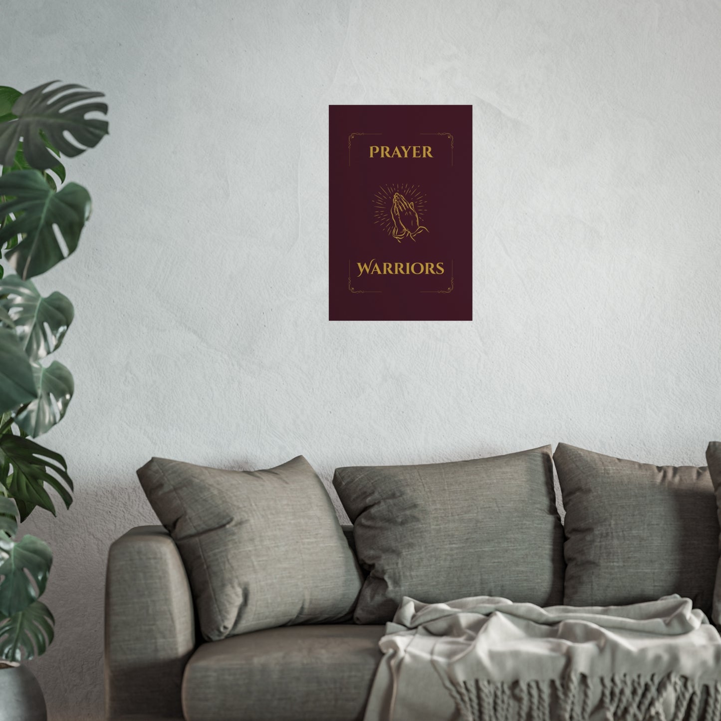 Prayer Warriors — Fine Art Giclée Print | Redeemed Scarlet | Unframed