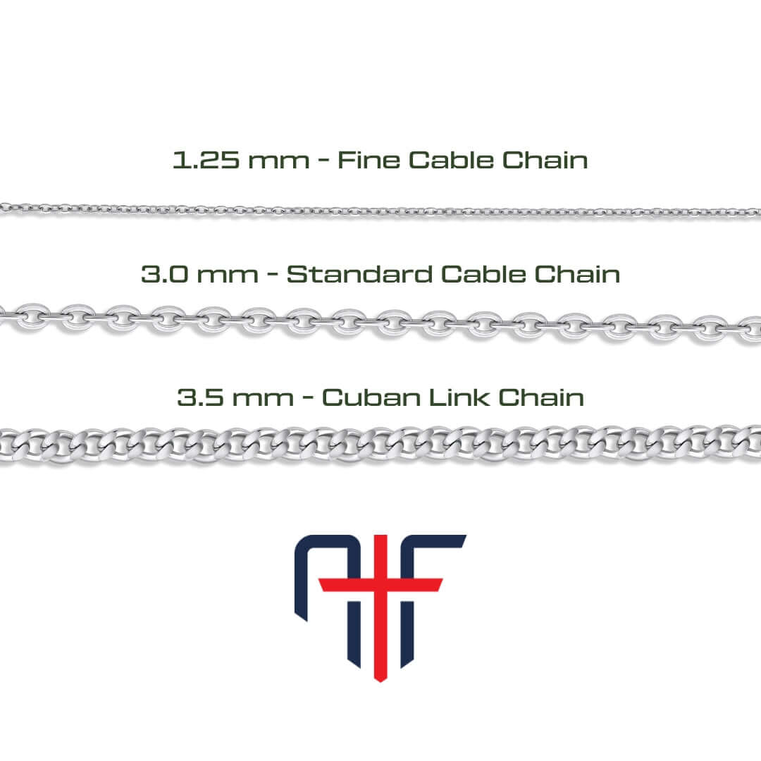 Stainless Steel Crucifix Necklace