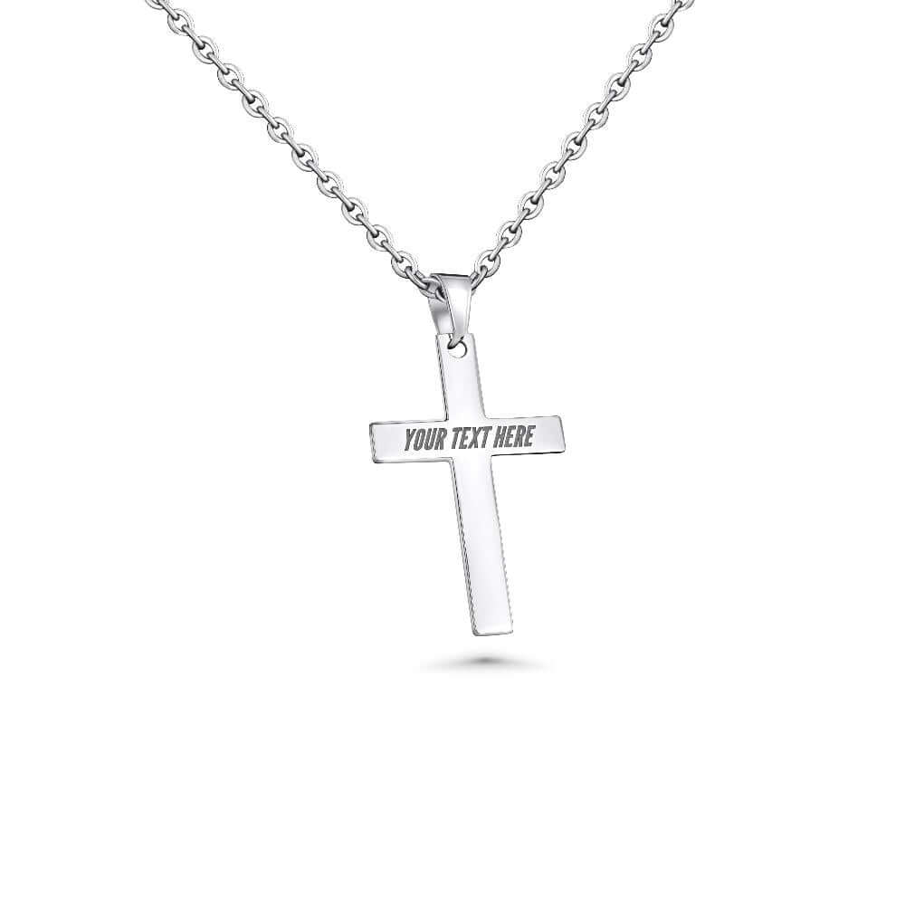 Customizable Cross Necklace