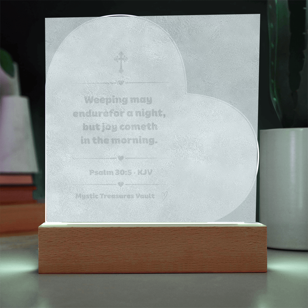 Weeping May Endure Night Light | Psalm 30:5