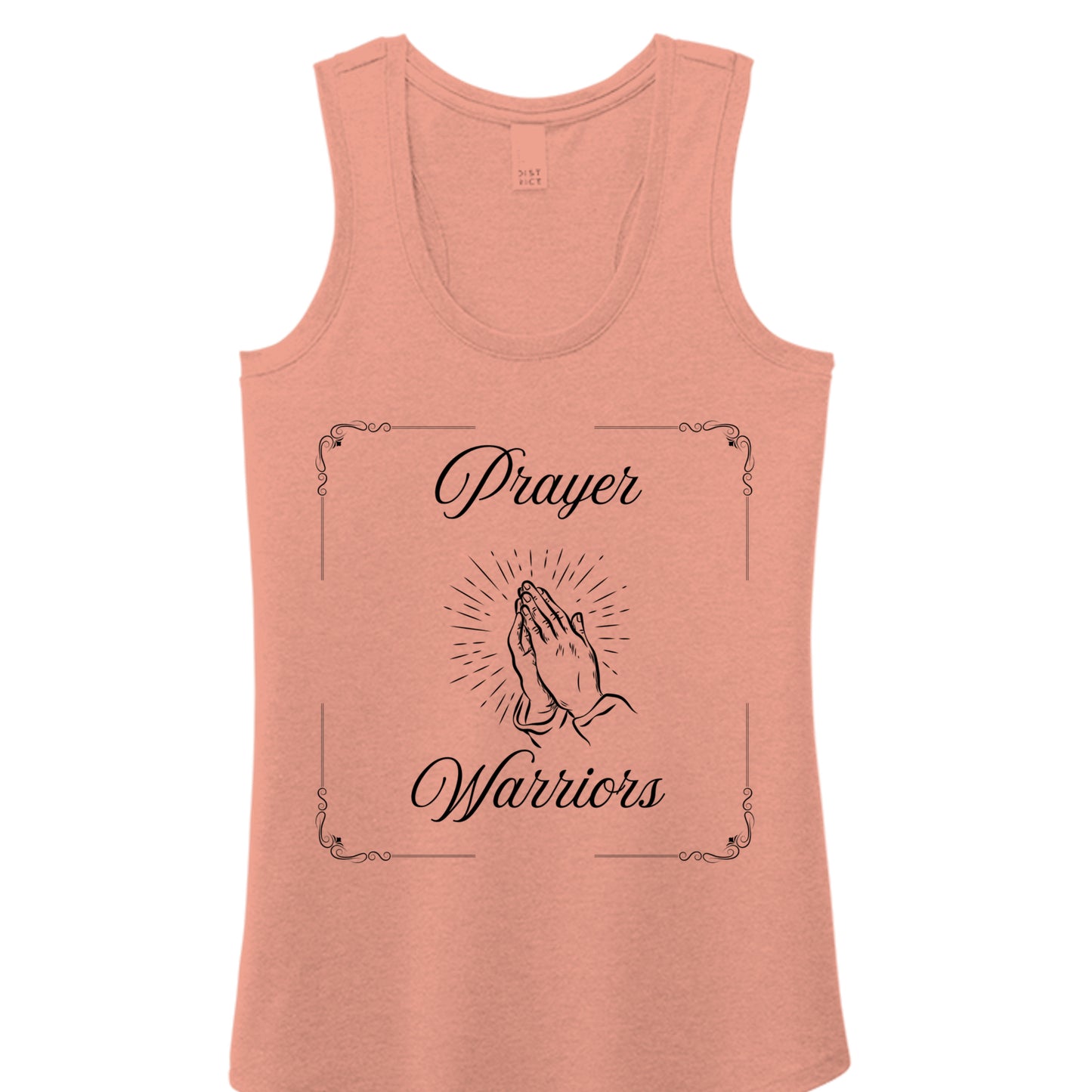 Heathered Dusty Peach - DM138L - FRONT