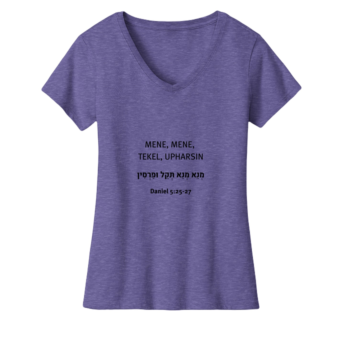 Heathered Purple - DM1190L - FRONT