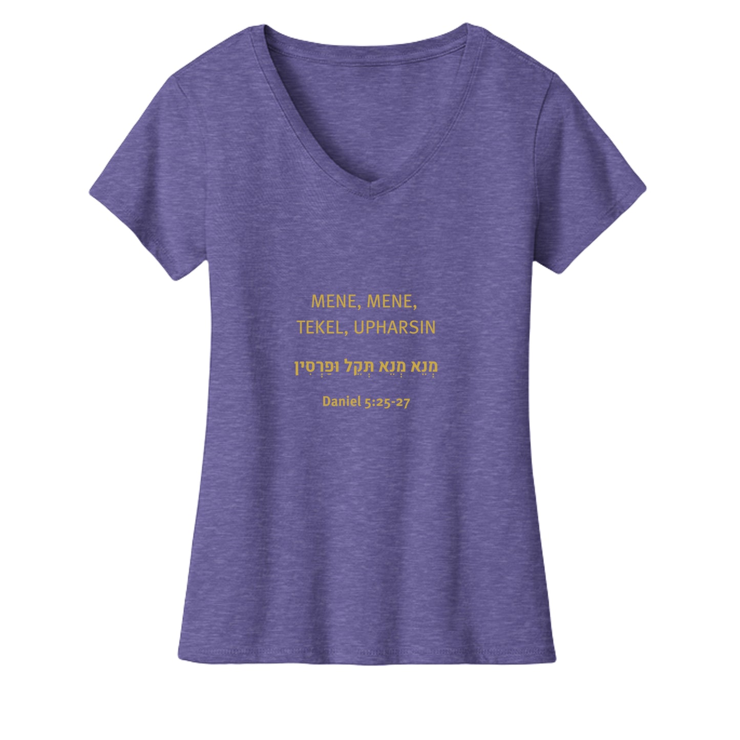 Heathered Purple - DM1190L - FRONT