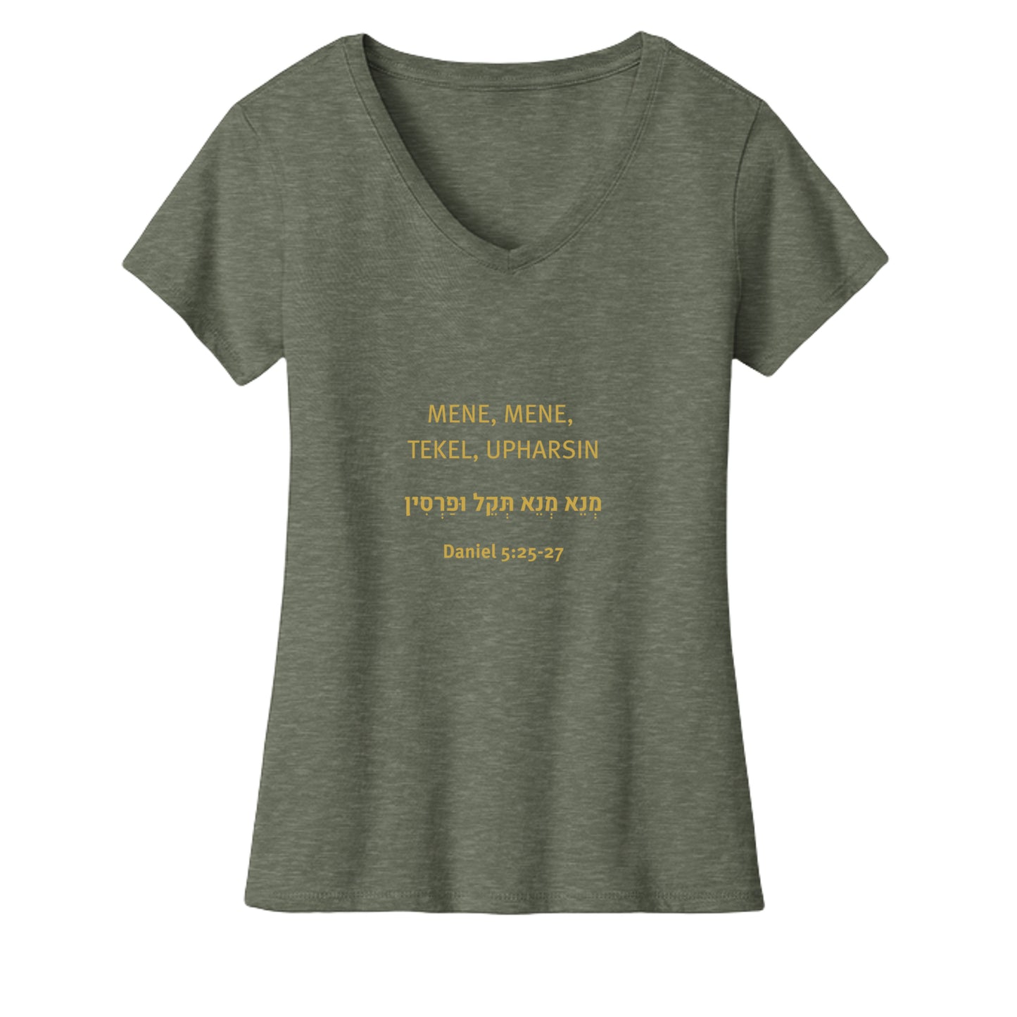 Heathered Olive - DM1190L - FRONT