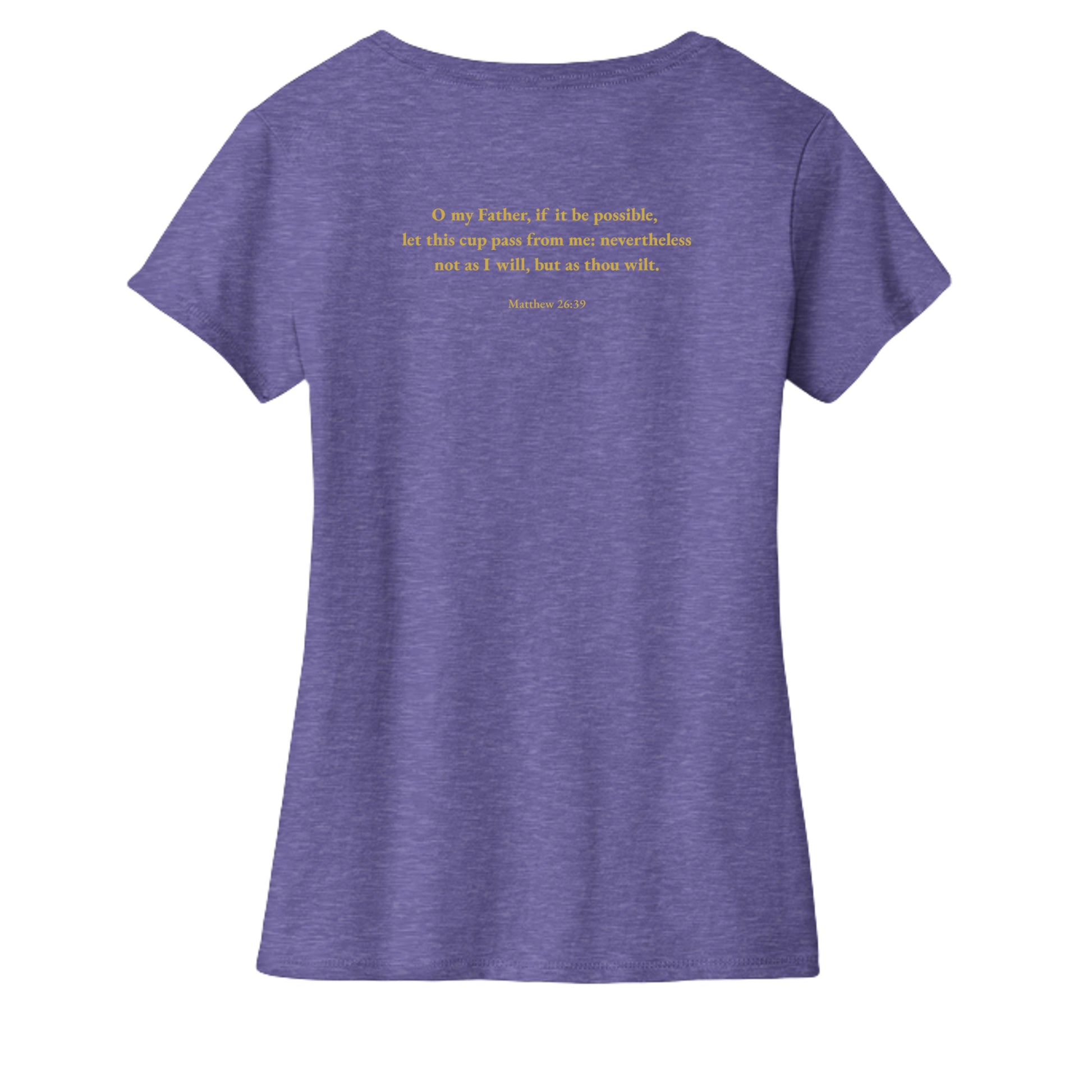 Heathered Purple - DM1190L - BACK