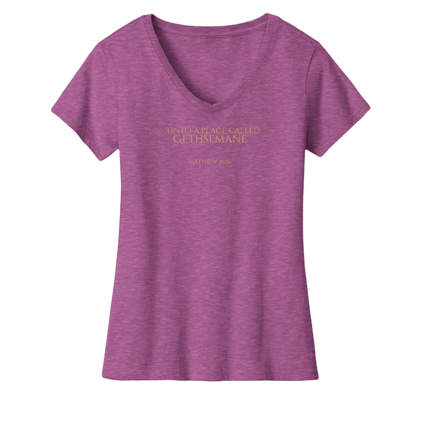 Heathered Pink Raspberry - DM1190L - FRONT