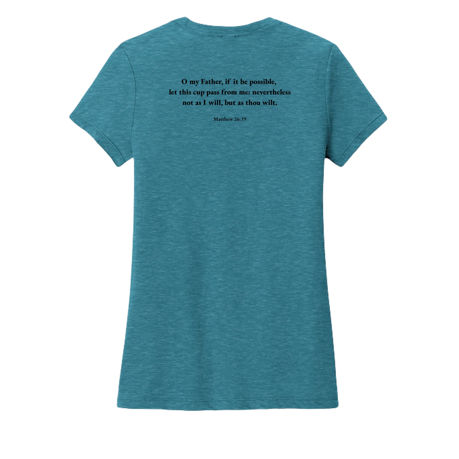 Heathered Teal - DM108L - BACK