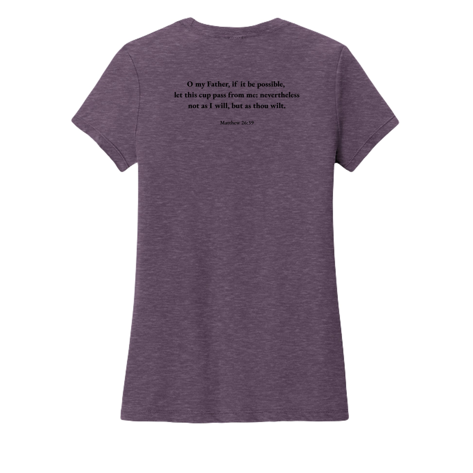 Heathered Eggplant - DM108L - BACK
