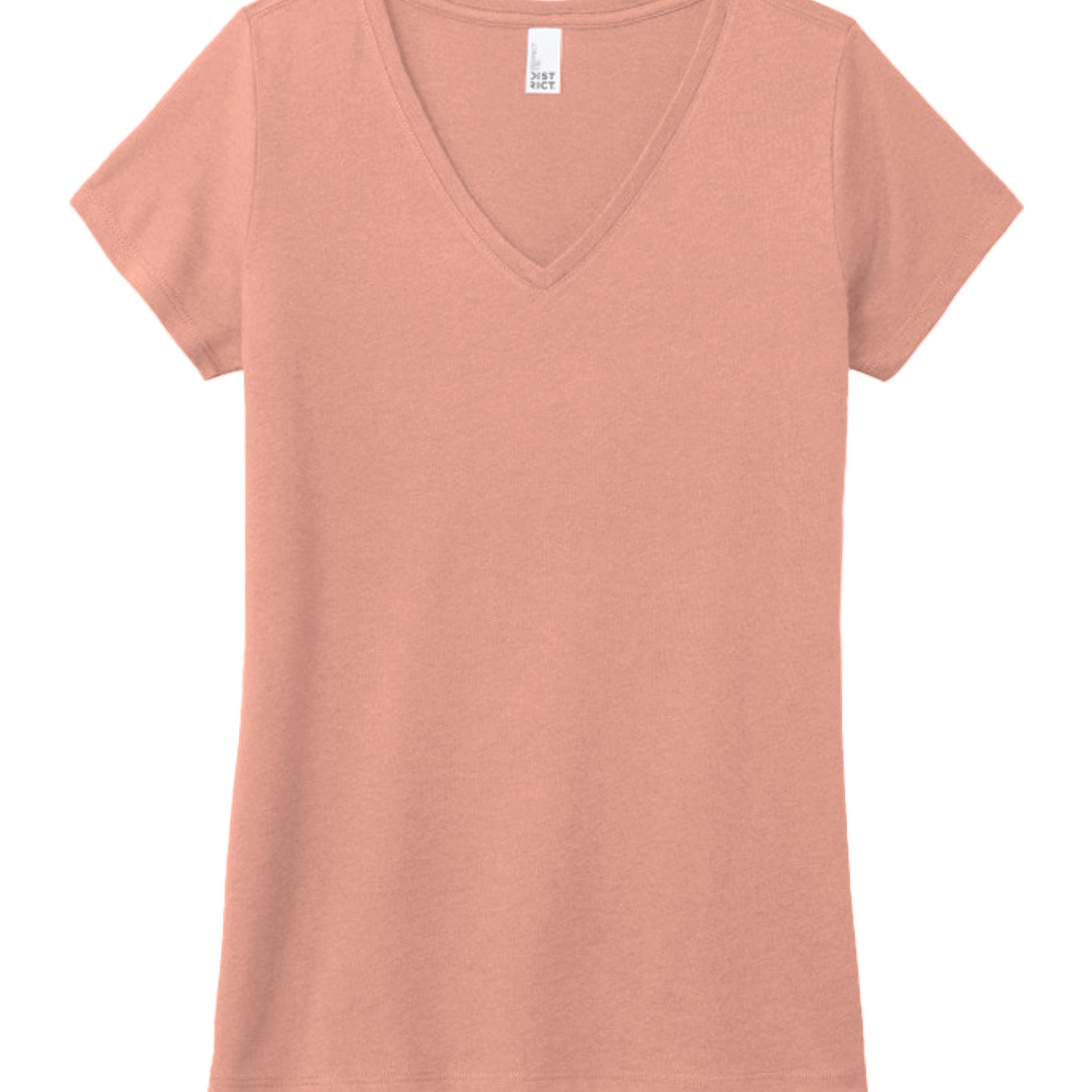 Heathered Dusty Peach - DM1350L - FRONT